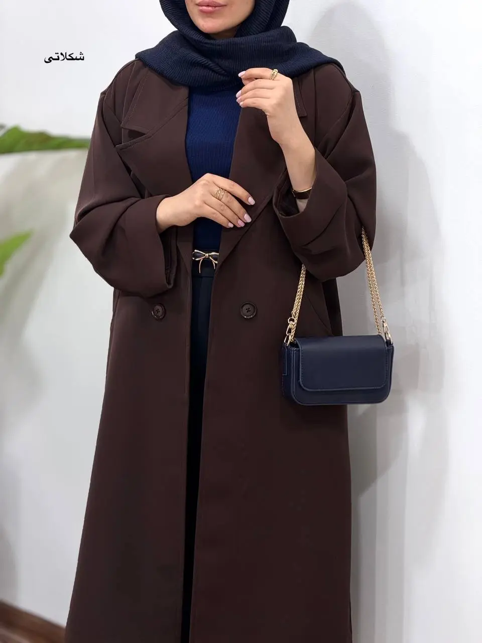 مانتو بلند کرپ سان جوانه